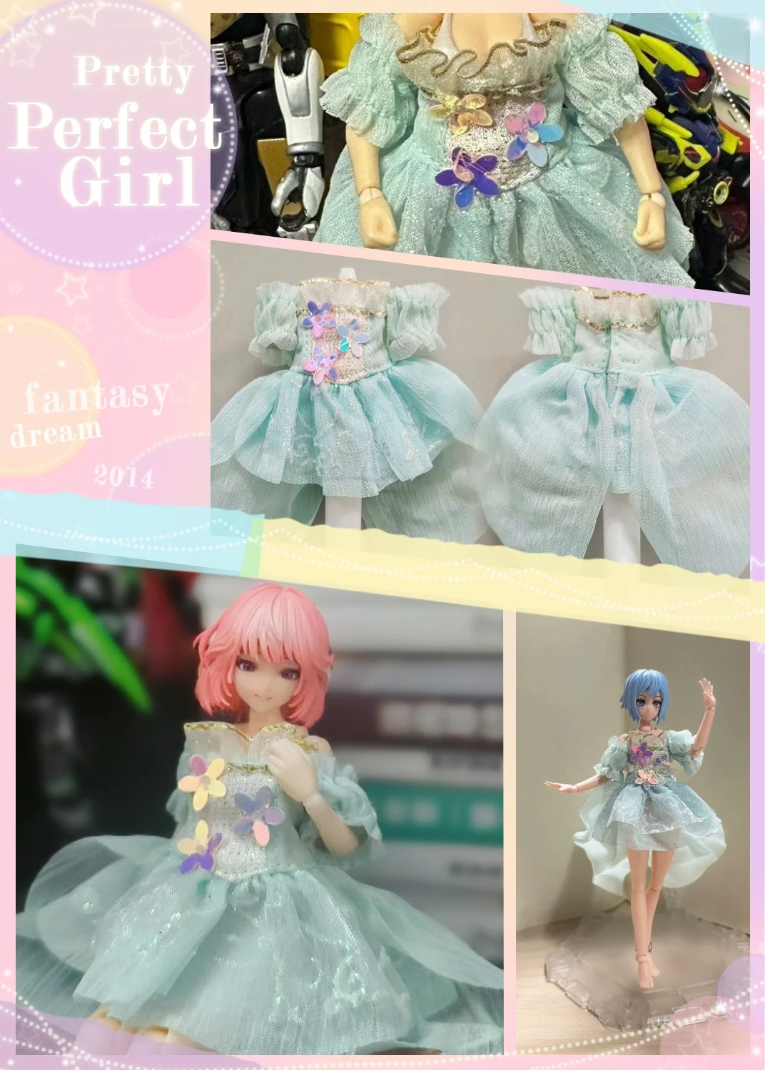 【Clothing Only】Handmade 1/12 Sweet Off shoulder Fairy Princess Dress Fit Chest Circumference About 7cm Action Figure Body
【Clothing Only】Handmade 1/12 Sweet Off shoulder Fairy Princess Dress Fit Chest Circumference About 7cm Action Figure Body