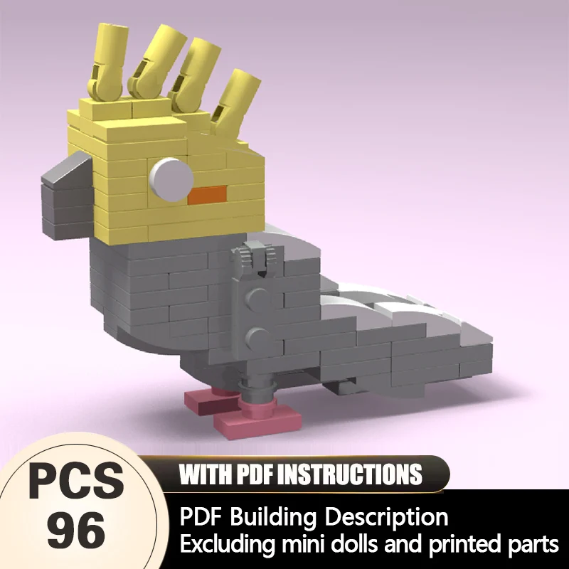 Creators Animal Series Model MOC Building Bricks Cockatiel Bird Modular Technology Gifts Holiday Assemble Children Toys Suit
Creators Animal Series Model MOC Building Bricks Cockatiel Bird Modular Technology Gifts Holiday Assemble Children Toys Suit
