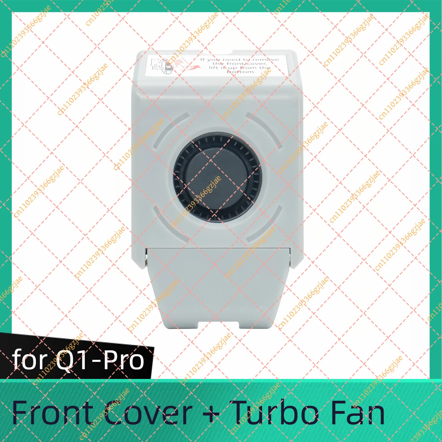 Front Cover for QIDI Q1-Pro Print Head Front Cover with Turbo Fan for QIDI Tech Q1 Pro 3D Printer Accessories
Front Cover for QIDI Q1-Pro Print Head Front Cover with Turbo Fan for QIDI Tech Q1 Pro 3D Printer Accessories