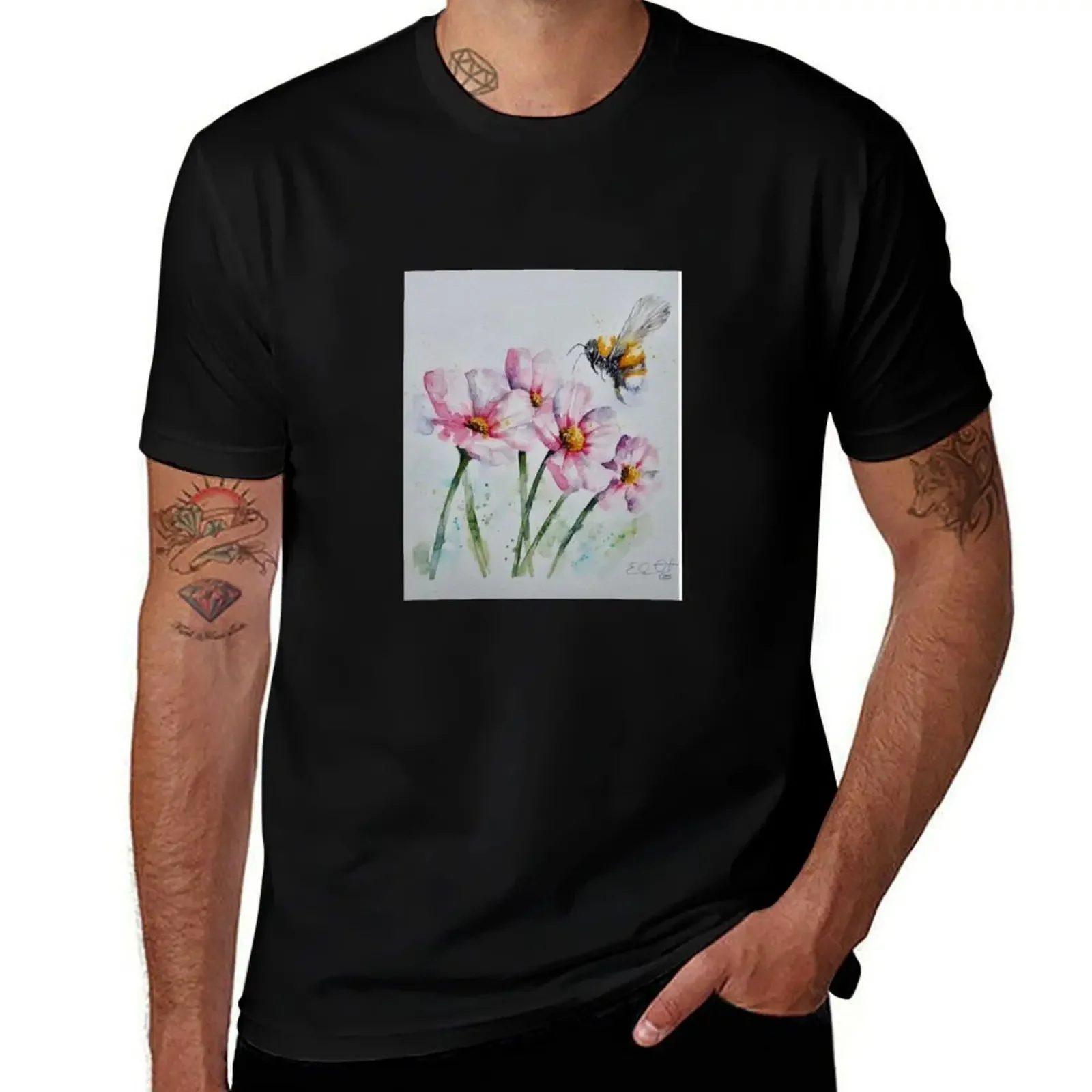 Loose style watercolour art painting of a Bee and Flowers T-Shirt sports fans vintage t shirts summer clothes tee shirts for men
Loose style watercolour art painting of a Bee and Flowers T-Shirt sports fans vintage t shirts summer clothes tee shirts for men
