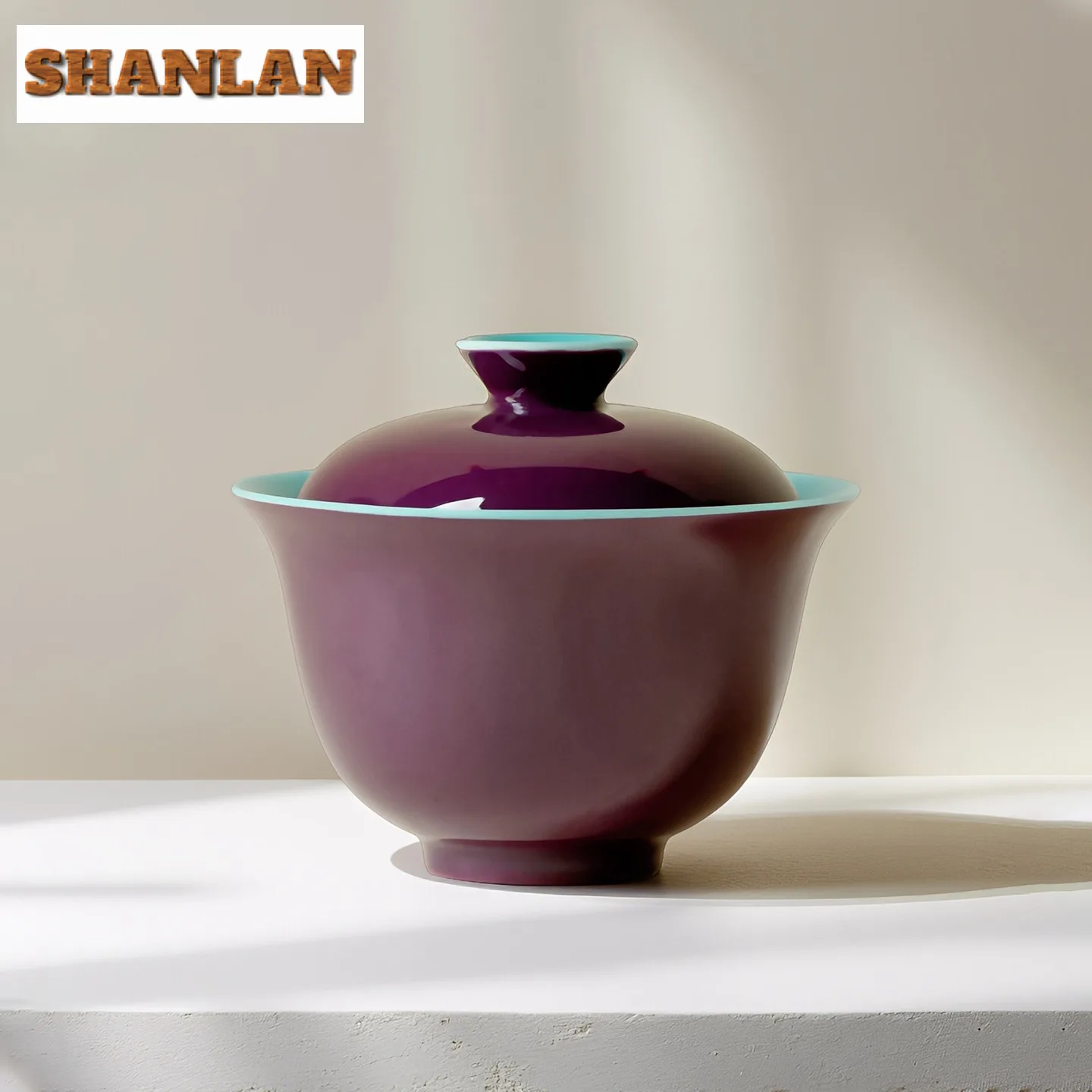120ml Purple Inner Turquoise Green Gaiwan Traditional Tea Tureen Tea Bowl With Lid Kit Tea Making Cover Bowl Teaware Decoration 
120ml Purple Inner Turquoise Green Gaiwan Traditional Tea Tureen Tea Bowl With Lid Kit Tea Making Cover Bowl Teaware Decoration