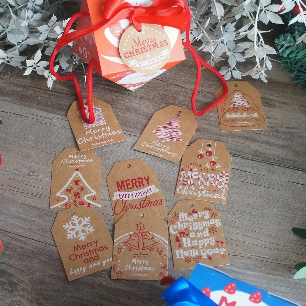 50pcs Red White Christmas Pattern Design Paper Gift Tags Labels Party Gift Packaging Decoration Scrapbooking DIY
50pcs Red White Christmas Pattern Design Paper Gift Tags Labels Party Gift Packaging Decoration Scrapbooking DIY