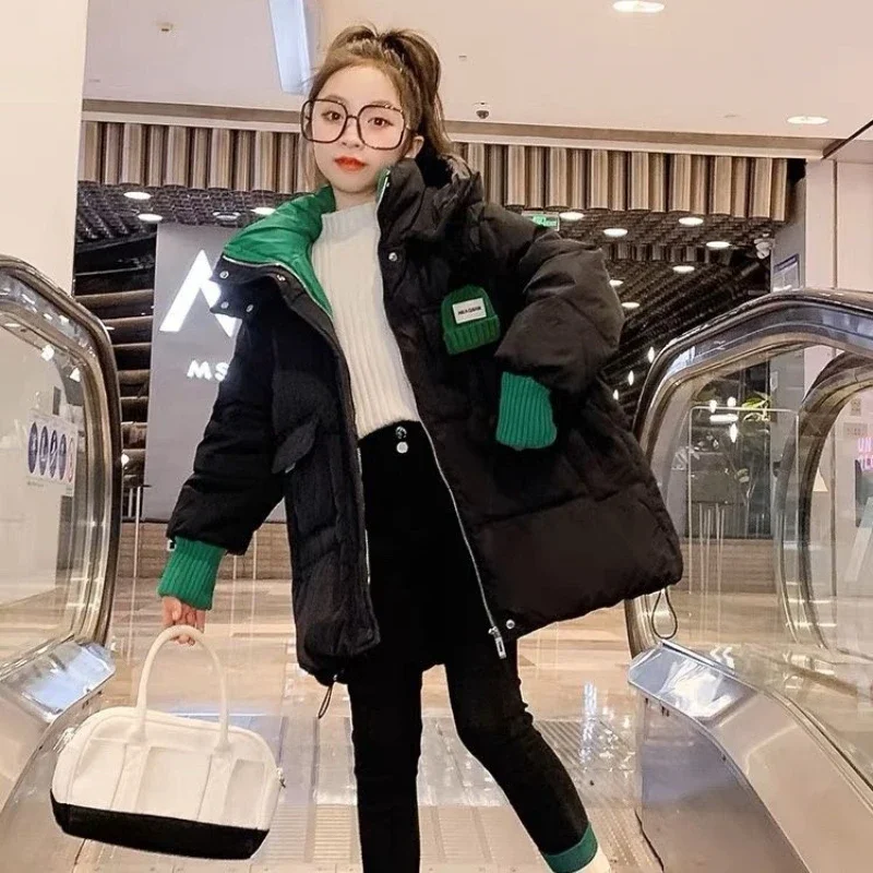 Girls Coat Jacket Cotton Outerwear Windbreak 2024 Stylish Thicken Velvet Winter Warm Plus Size Children's Clothing
Girls Coat Jacket Cotton Outerwear Windbreak 2024 Stylish Thicken Velvet Winter Warm Plus Size Children's Clothing