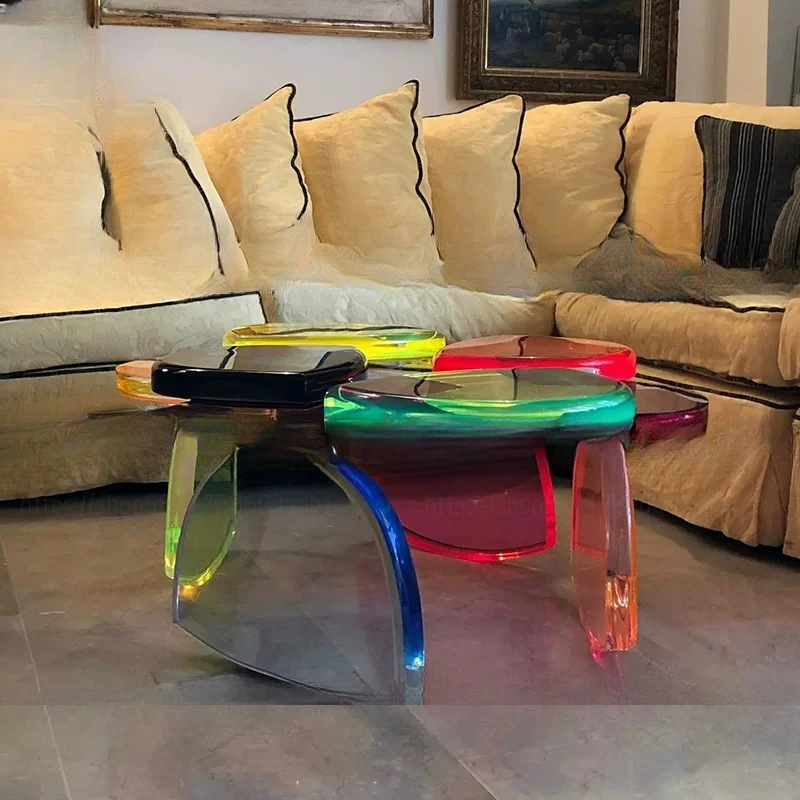 Designer acrylic creative coffee table light luxury modern simple living room villa sample room sofa side coffee table
Designer acrylic creative coffee table light luxury modern simple living room villa sample room sofa side coffee table