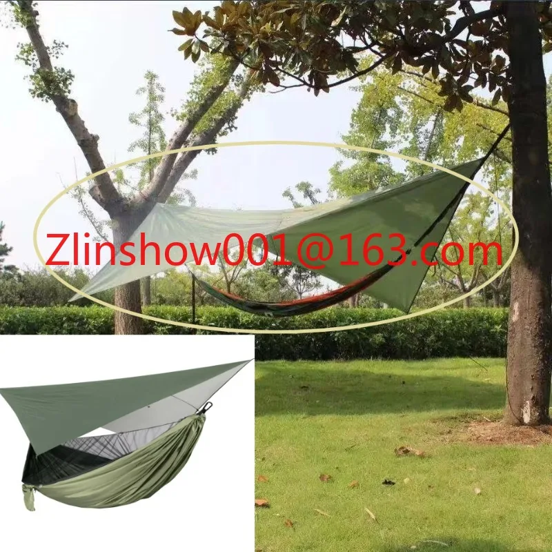 Sleeping Swing Portable Mosquito Net Camping Hammock with Waterproof Sun Shade Canopy Tarp for 1~2 Person
Sleeping Swing Portable Mosquito Net Camping Hammock with Waterproof Sun Shade Canopy Tarp for 1~2 Person