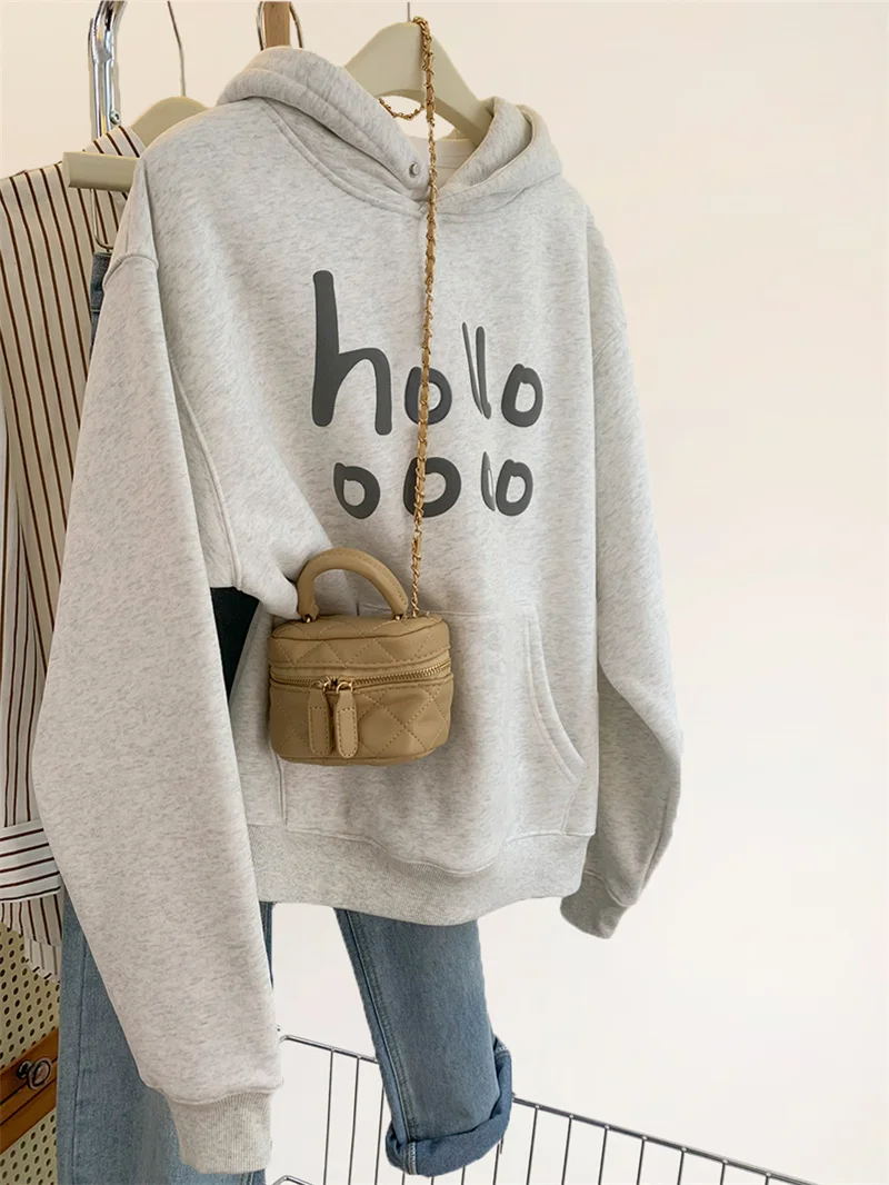 American Retro Hoodie Women's Fleece Lined Thickened Oversize Spring Autumn New Style Winter Comfortable Casual Streetwear
American Retro Hoodie Women's Fleece Lined Thickened Oversize Spring Autumn New Style Winter Comfortable Casual Streetwear
