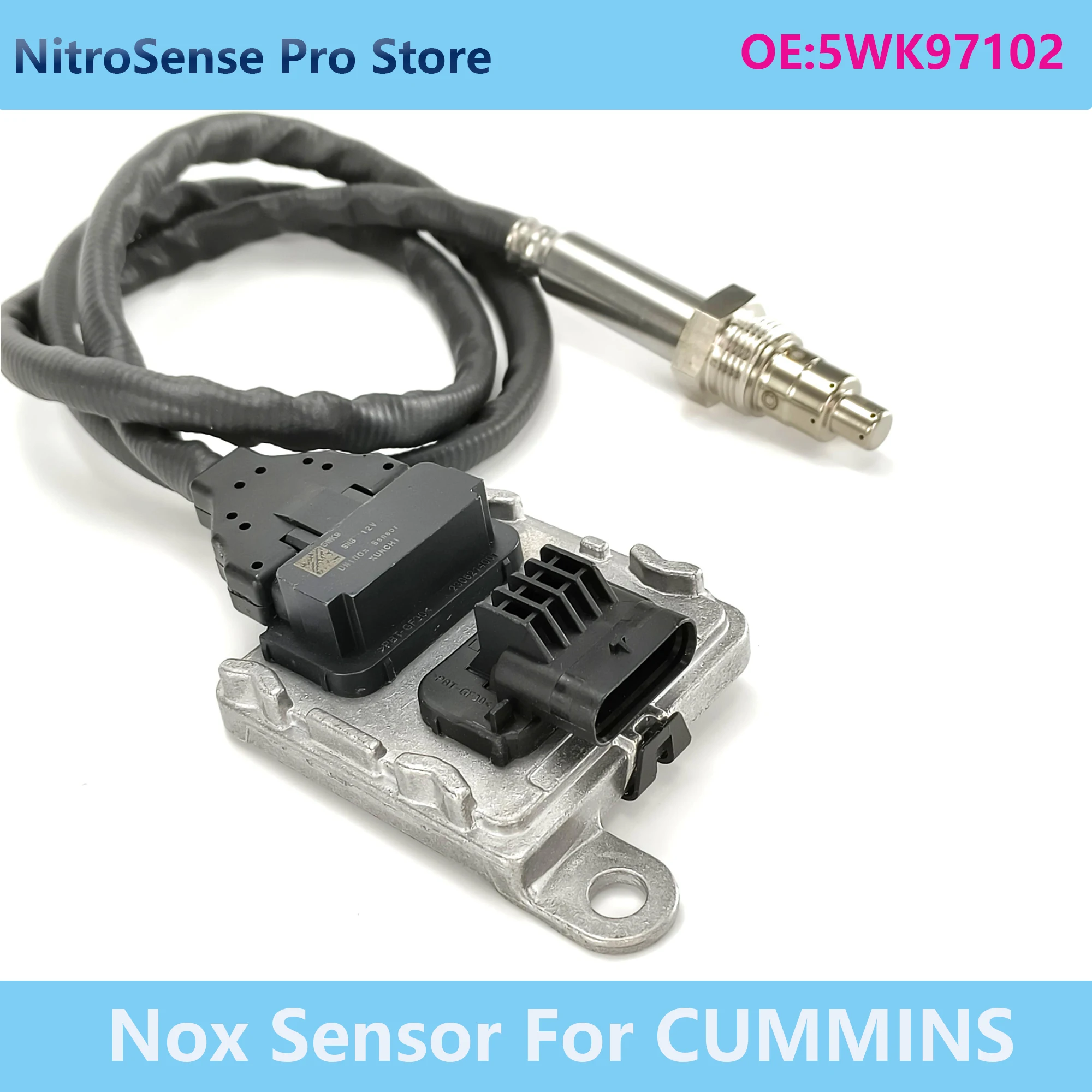 5WK97102 New Nox Sensor 5WK9 7102 Auto Spare Parts Nitrogen Oxide Sensor Fits For CUMMINS 12V Truck
5WK97102 New Nox Sensor 5WK9 7102 Auto Spare Parts Nitrogen Oxide Sensor Fits For CUMMINS 12V Truck
