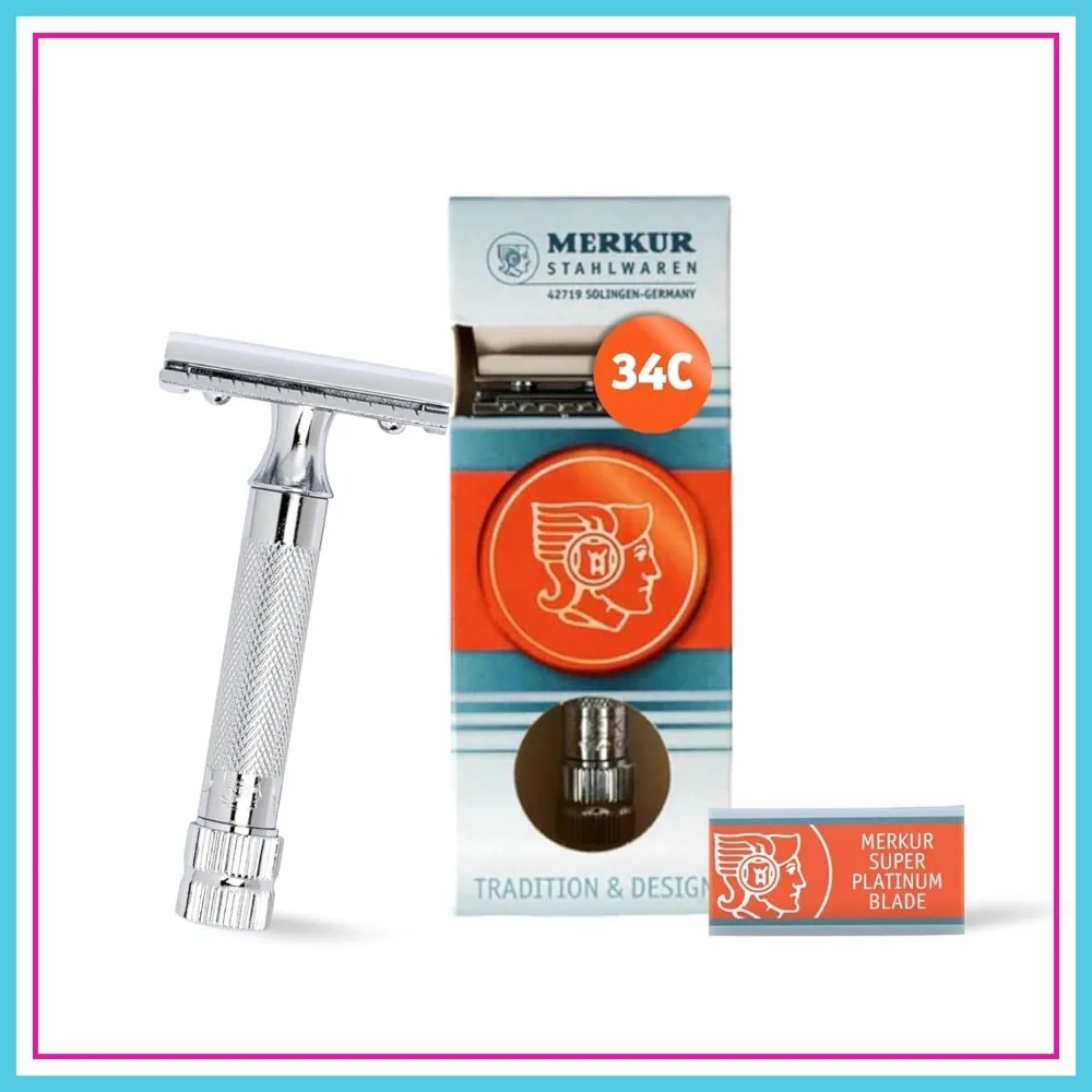 Double Edge Safety Razor with Heavy Duty Short Handle for Men, Smooth Close Shave
Double Edge Safety Razor with Heavy Duty Short Handle for Men, Smooth Close Shave