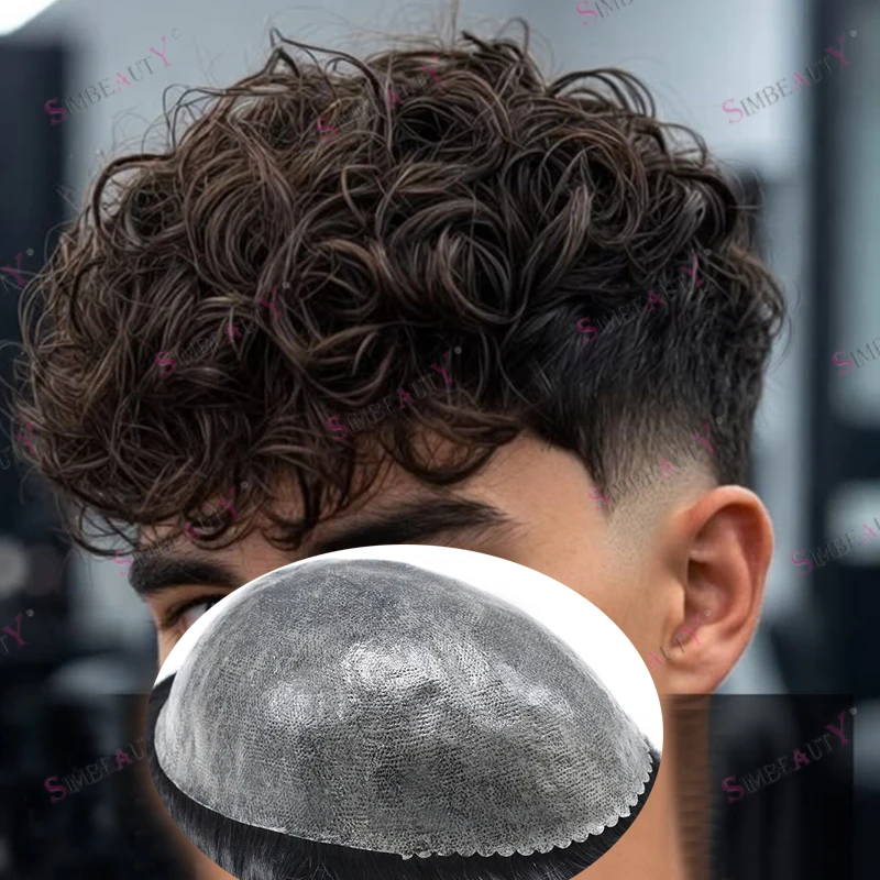 Dark Brown Black Grey Remy Human Hair 20mm Curly Baldness Men Toupee Natural Hairline Full Injection PU Base Old Man Hairpieces
Dark Brown Black Grey Remy Human Hair 20mm Curly Baldness Men Toupee Natural Hairline Full Injection PU Base Old Man Hairpieces