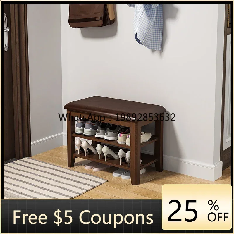 GZ Solid Wood Shoe Changing Bench with Soft Cushion, Integrated Shoe Cabinet, Home Entrance, Entryway, Sit-on Fitting Bench
GZ Solid Wood Shoe Changing Bench with Soft Cushion, Integrated Shoe Cabinet, Home Entrance, Entryway, Sit-on Fitting Bench