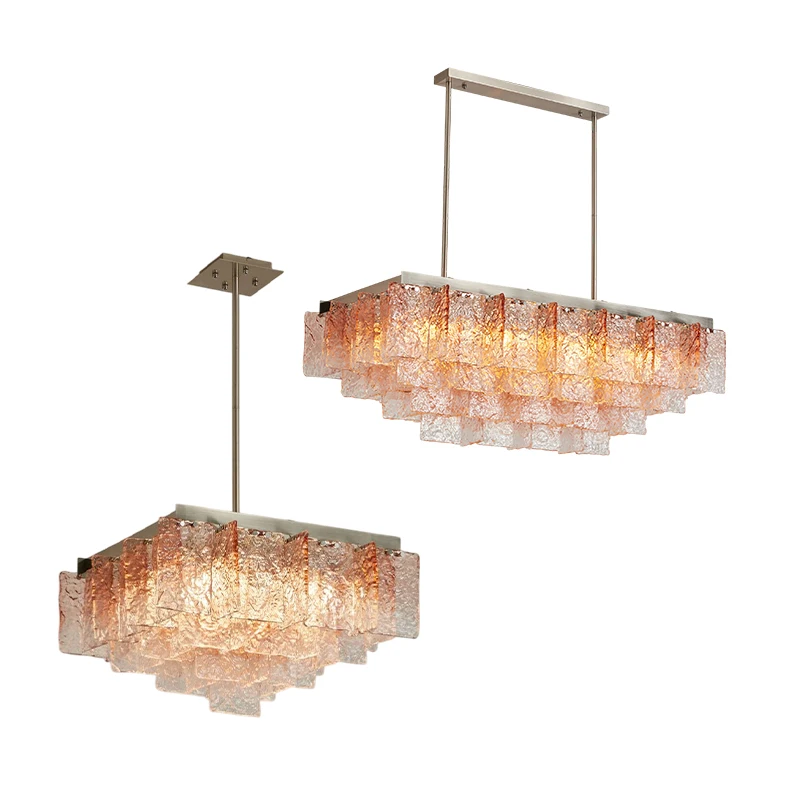 Tiered Square Glass Dimmable LED 2026 Chandelier Lustre Suspension Luminaire Lampen Hanging Lamp For Foyer Dinning Room
Tiered Square Glass Dimmable LED 2026 Chandelier Lustre Suspension Luminaire Lampen Hanging Lamp For Foyer Dinning Room