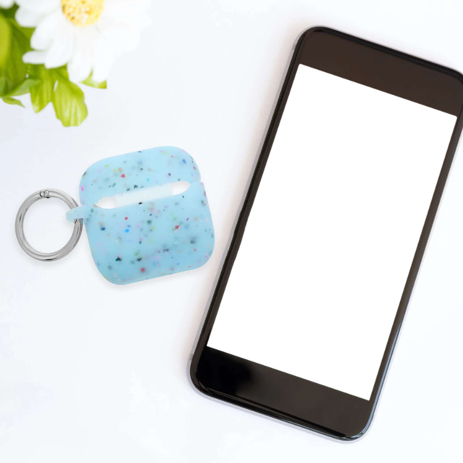Floral Print Protective Glow Earbud Case Dark Spring Clip Small Earbuds Case Small Earbuds Cover Compatibility
Floral Print Protective Glow Earbud Case Dark Spring Clip Small Earbuds Case Small Earbuds Cover Compatibility