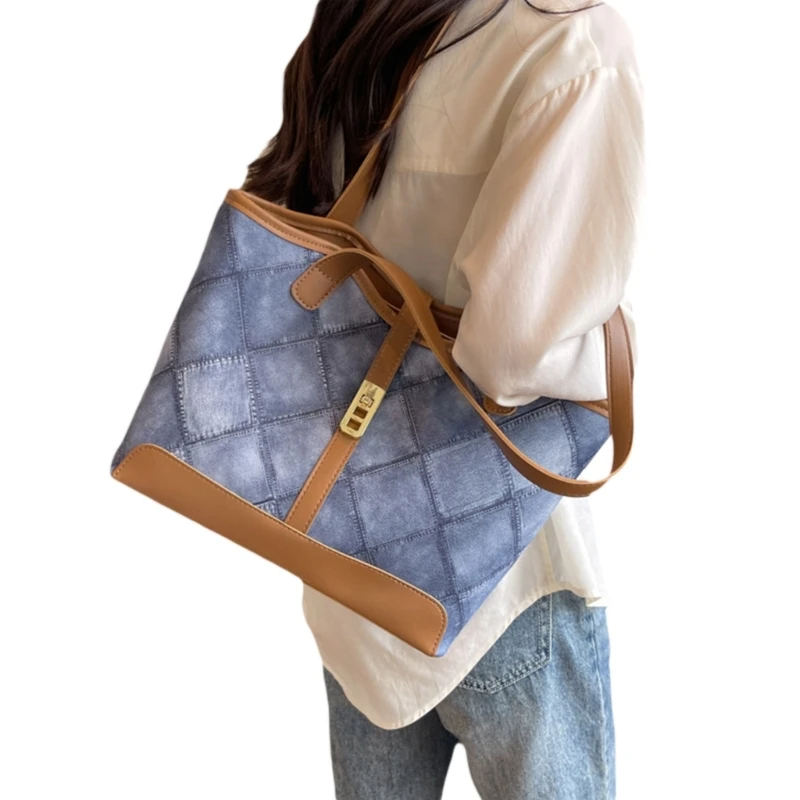 Shoulder Bag Women Large Capacity Tote PU Leather Bag Versatile & Durable with Long Strap for Daily Use
Shoulder Bag Women Large Capacity Tote PU Leather Bag Versatile & Durable with Long Strap for Daily Use