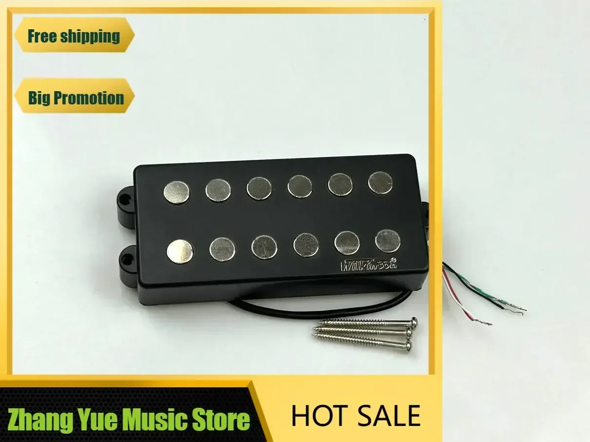 «Wilkinson 6-струнные звукосниматели для бас-гитары — стиль хамбакера для электрического бас-гитары»
«Wilkinson 6-струнные звукосниматели для бас-гитары — стиль хамбакера для электрического бас-гитары»