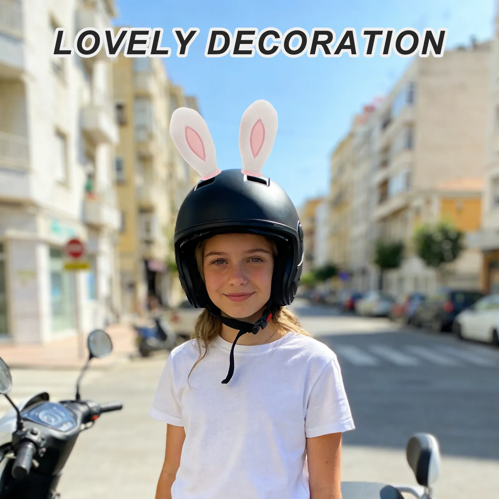 2Pairs Decorative Bunny Ears Unique Cute Motorbike Ski Accessories White Rabbit Ears Riding Costume
2Pairs Decorative Bunny Ears Unique Cute Motorbike Ski Accessories White Rabbit Ears Riding Costume