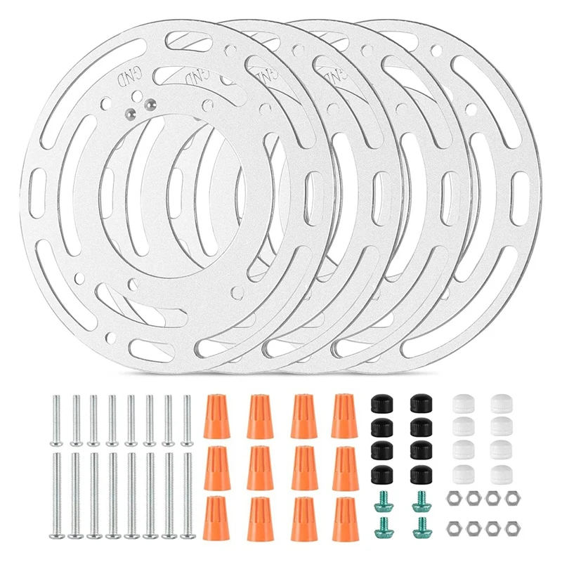 GIGI Upgraded 4-Pack Universal Lamp Mounting Brackets With Screws And Nuts For Ceiling Lights, Wall Lights
GIGI Upgraded 4-Pack Universal Lamp Mounting Brackets With Screws And Nuts For Ceiling Lights, Wall Lights