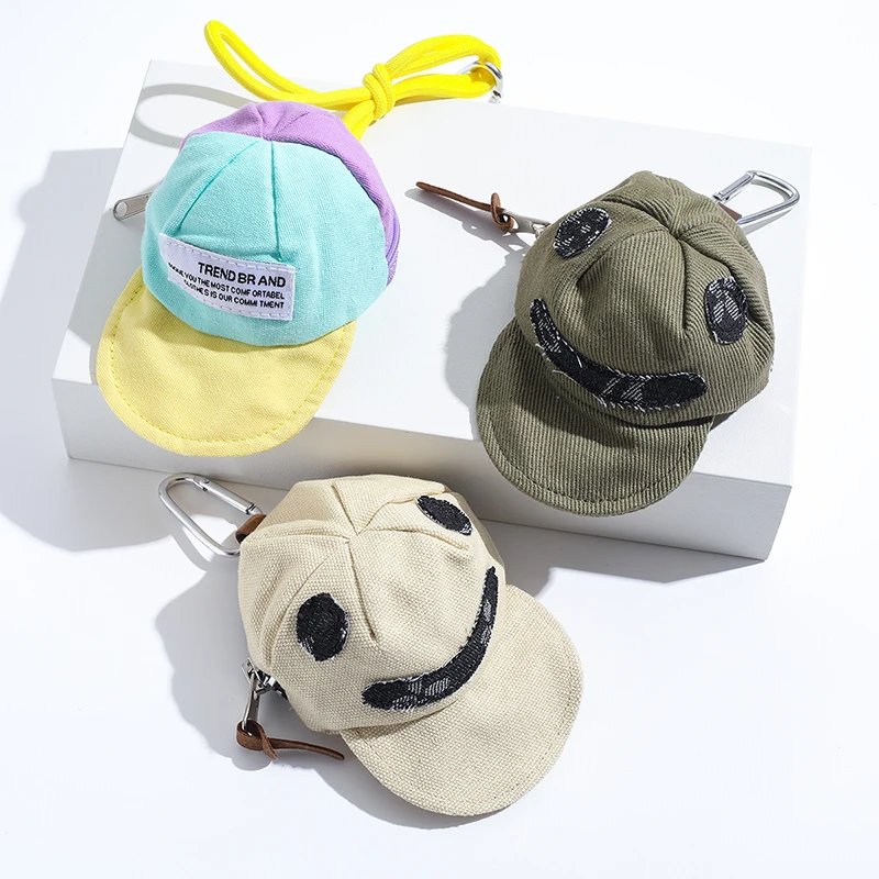 Creative Peaked Hat Shape Coin Purse Keychain Portable Wallet Bag Pendant Trendy Headphones Organizer
Creative Peaked Hat Shape Coin Purse Keychain Portable Wallet Bag Pendant Trendy Headphones Organizer