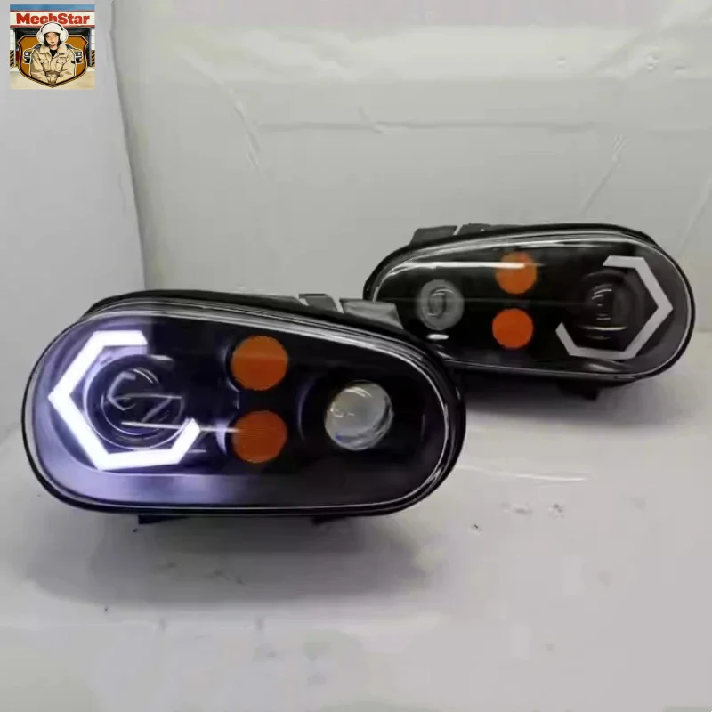 Светодиодные линзы для передних фар Volkswagen VW Golf 4: модифицированные дневные ходовые огни «Ангельские глазки» с функцией указателей поворота
Светодиодные линзы для передних фар Volkswagen VW Golf 4: модифицированные дневные ходовые огни «Ангельские глазки» с функцией указателей поворота