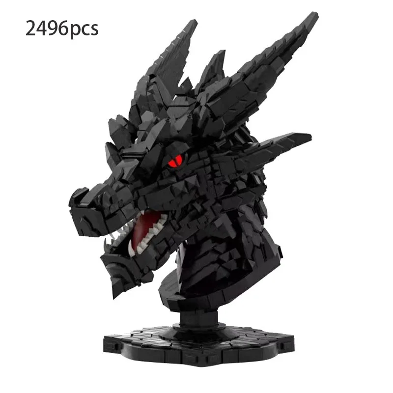 MOC Building Blocks Set Dragon Head Dragon Head Model Toy Adult High Difficulty Creative Ornament New Style
MOC Building Blocks Set Dragon Head Dragon Head Model Toy Adult High Difficulty Creative Ornament New Style