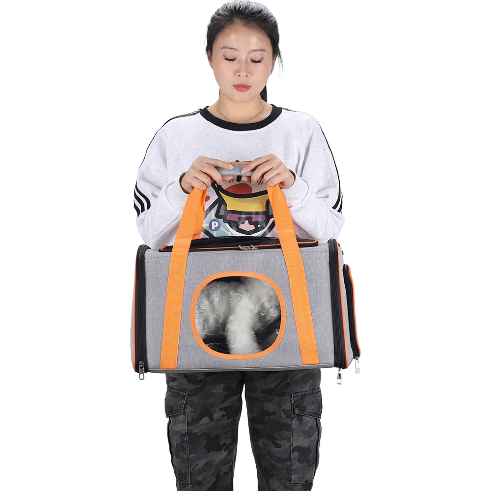 Portable Lightweight Oxford Pet Carrier For Cats Dogs Adjustable Outdoor Car Travel Backpack Sling Zipper Closure Large Capacity
Portable Lightweight Oxford Pet Carrier For Cats Dogs Adjustable Outdoor Car Travel Backpack Sling Zipper Closure Large Capacity