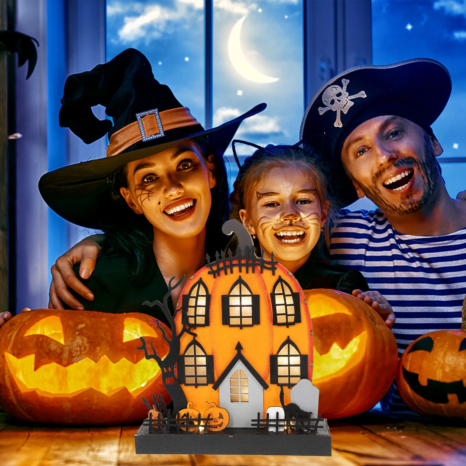 1pc Wooden Pumpkin House Decoration Halloween Party Supply Tabletop Adornment Home Decor Ornament Photo Prop Simulation Pumpkin
1pc Wooden Pumpkin House Decoration Halloween Party Supply Tabletop Adornment Home Decor Ornament Photo Prop Simulation Pumpkin