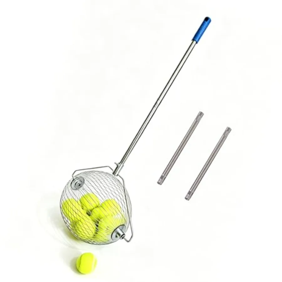 Tennis Ball Picker Upper, Extendable Ball Retriever Collector, Lightweight Hopper for Tennis and Pickleball Pickup, No Bending
Tennis Ball Picker Upper, Extendable Ball Retriever Collector, Lightweight Hopper for Tennis and Pickleball Pickup, No Bending