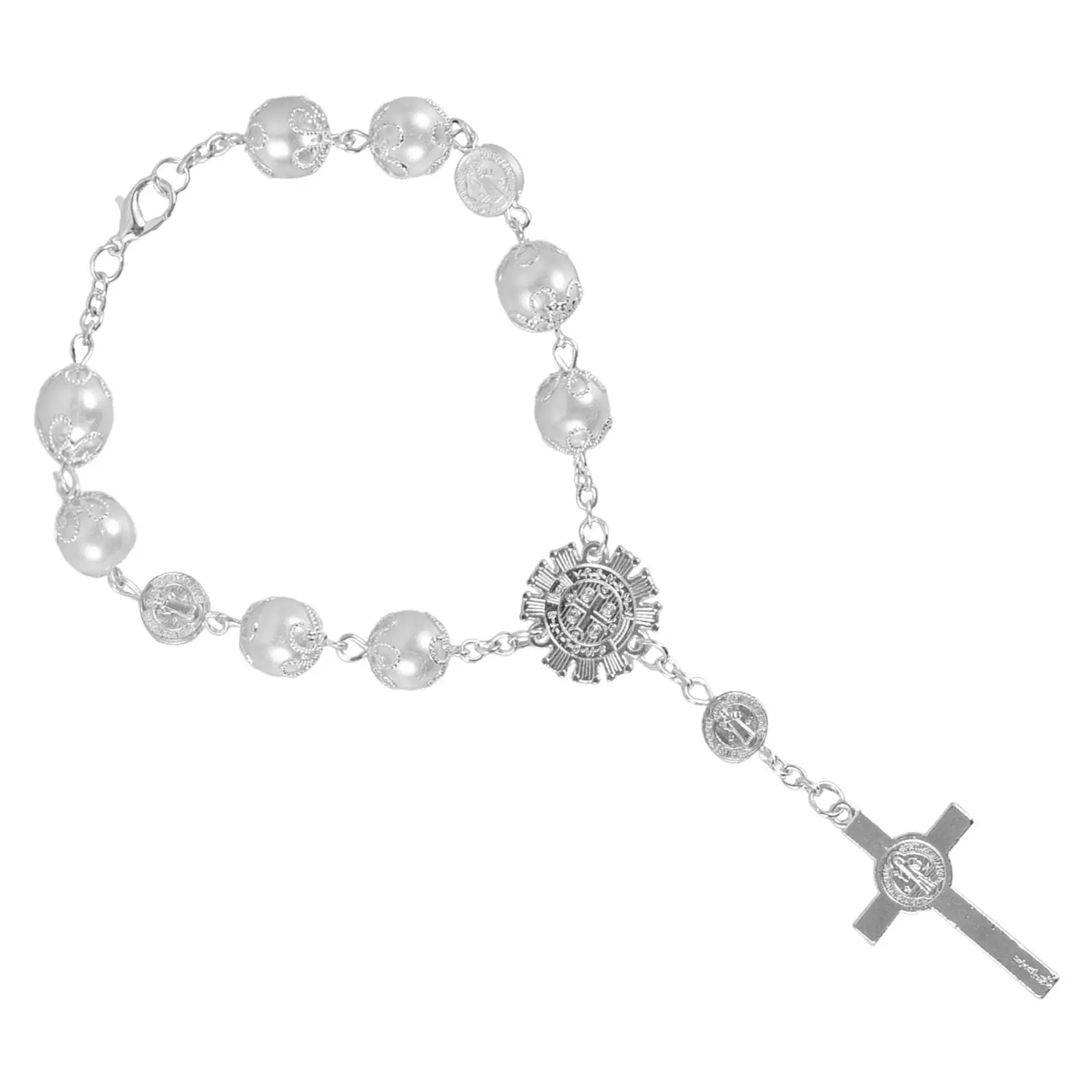 Car Rosary Bracelet White Cross Pendant Rearview Mirror Hanging Accessories Decoration Car Interior
Car Rosary Bracelet White Cross Pendant Rearview Mirror Hanging Accessories Decoration Car Interior