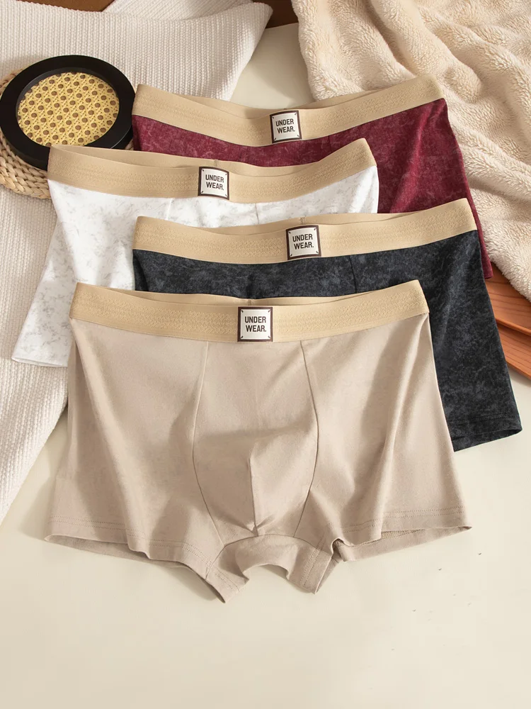 Random 4Pcs Men Cotton Boxer Briefs, Chinese Tie-dye Style, Skin-friendly Breathable Sweat Absorbent, Multiple Colors Available
Random 4Pcs Men Cotton Boxer Briefs, Chinese Tie-dye Style, Skin-friendly Breathable Sweat Absorbent, Multiple Colors Available