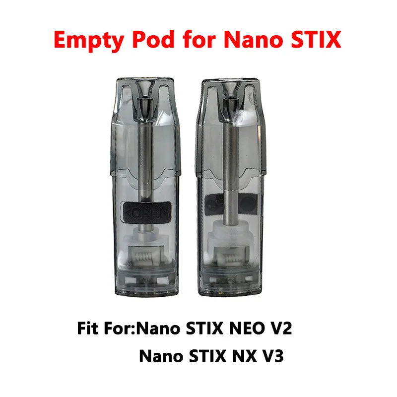 3/5PCS Empty Pod Replacement Vape pod Fit for Nano STIX Nano STIX NEO V2, Nano STIX NX V3
3/5PCS Empty Pod Replacement Vape pod Fit for Nano STIX Nano STIX NEO V2, Nano STIX NX V3