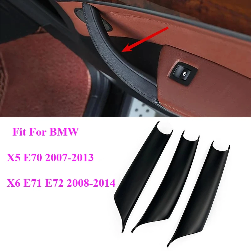 X5 E70 X6 E71 E72 Car Door Handle Cover For BMW Interior Door Pull Handles Protective 3 Piece set ( X5 2007-2013 X6 2008-2014 )
X5 E70 X6 E71 E72 Car Door Handle Cover For BMW Interior Door Pull Handles Protective 3 Piece set ( X5 2007-2013 X6 2008-2014 )