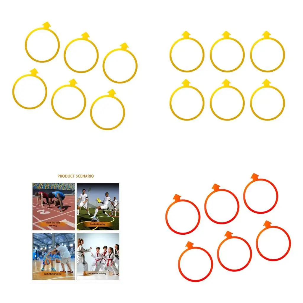 Agility Rings for Soccer Basketball Training Development Light Weight Materials K1YF
Agility Rings for Soccer Basketball Training Development Light Weight Materials K1YF