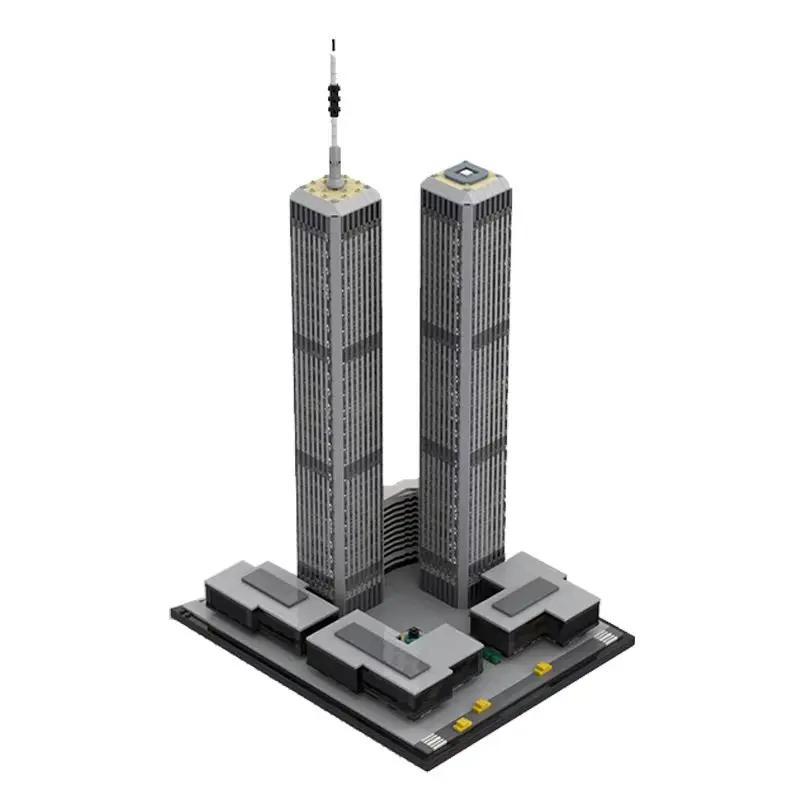 Строительные блоки MOC, мировой торговый центр, 1987-2001, модель архитектуры, дисплей, сделай сам, сборные кирпичи, вид на город, игрушки, подарки, 4850 шт.
Строительные блоки MOC, мировой торговый центр, 1987-2001, модель архитектуры, дисплей, сделай сам, сборные кирпичи, вид на город, игрушки, подарки, 4850 шт.
