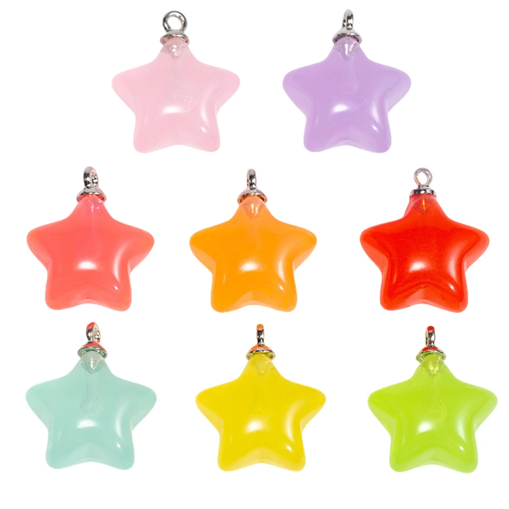 10Pcs/Lot Acrylic Colorful Cute Star Charms Pendants For DIY Earrings Necklaces Bracelets Jewelry Making Supplies Accessories
10Pcs/Lot Acrylic Colorful Cute Star Charms Pendants For DIY Earrings Necklaces Bracelets Jewelry Making Supplies Accessories
