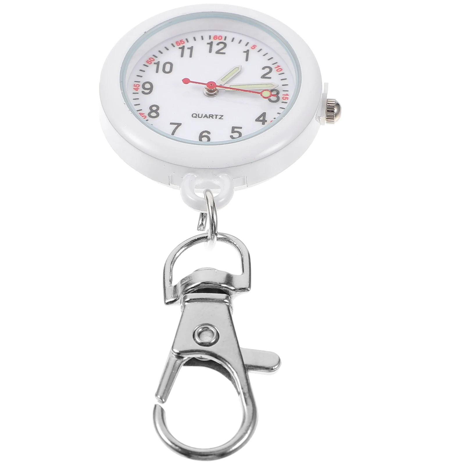 Nurse Watch Pocket Watches Clip-on Badge Number Display Silica Gel Key Ring Hand Washable Student Test Watch Stainless Steel
Nurse Watch Pocket Watches Clip-on Badge Number Display Silica Gel Key Ring Hand Washable Student Test Watch Stainless Steel