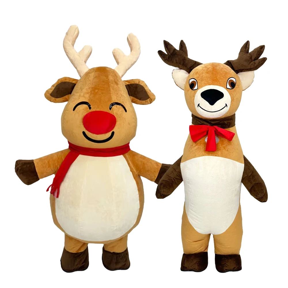Рождественский плюшевый надувной костюм с изображением лося, персонаж, косплей-магазин, реквизит, костюм талисмана, костюм для Хэллоуина
Рождественский плюшевый надувной костюм с изображением лося, персонаж, косплей-магазин, реквизит, костюм талисмана, костюм для Хэллоуина