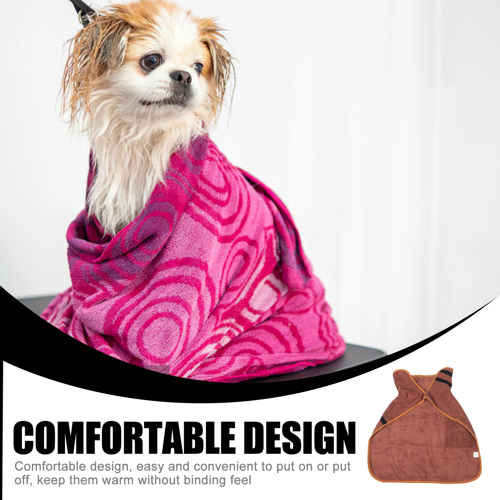 Pet Dog Absorbent Bathrobe Puppy Towel for Summer Drying Robes Coffee Polyester Coat
Pet Dog Absorbent Bathrobe Puppy Towel for Summer Drying Robes Coffee Polyester Coat