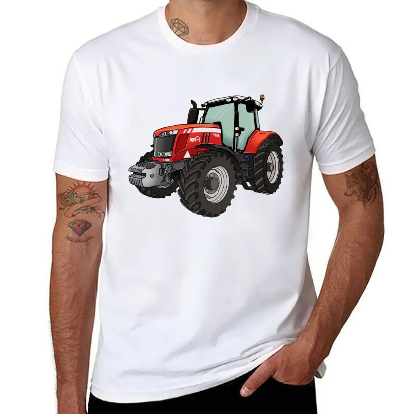 Tractor Red Tractor Drawing T-Shirt cotton t shirt pack t shirts for man slim fit T-Shirt
Tractor Red Tractor Drawing T-Shirt cotton t shirt pack t shirts for man slim fit T-Shirt