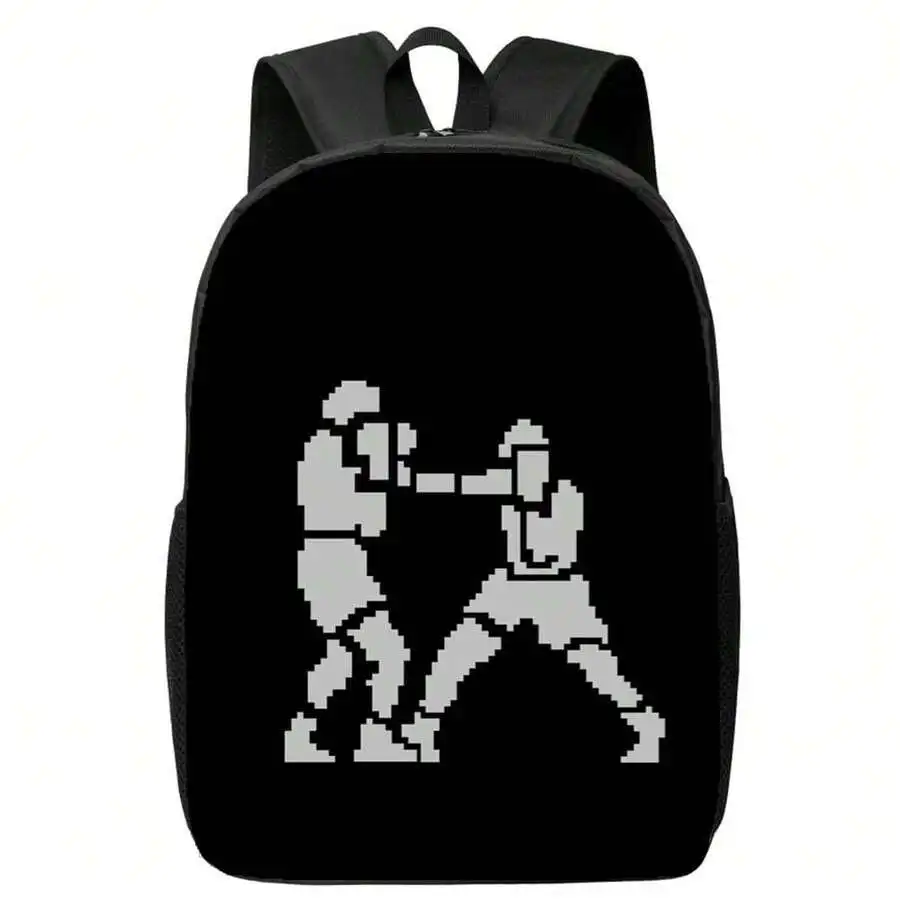 Unisex Pixel Art Boxing Design Backpack Lightweight Casual Travel Bag
Unisex Pixel Art Boxing Design Backpack Lightweight Casual Travel Bag