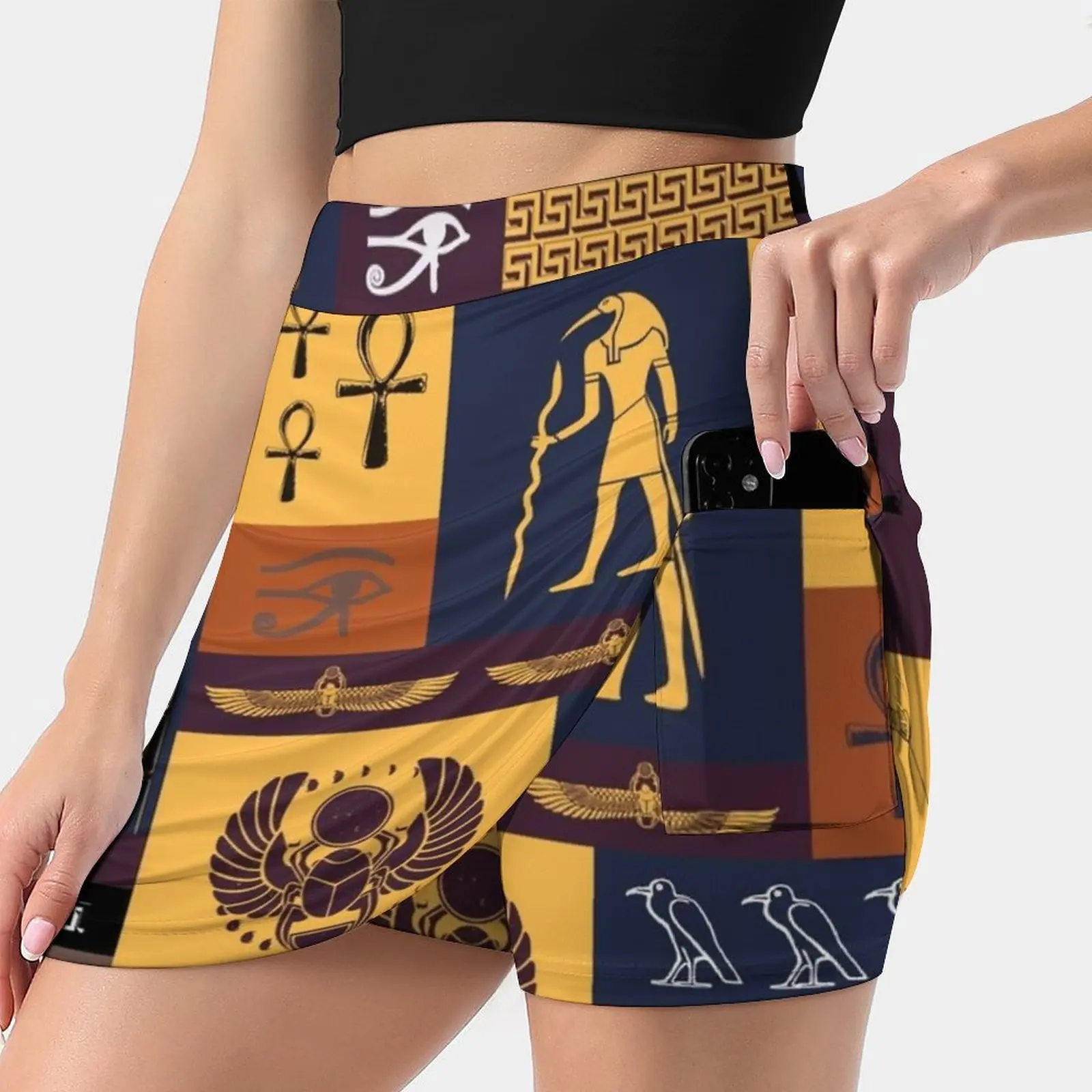 Египетский коллаж Женская юбка Спортивная юбка Skort с карманами модная юбка в Корейском стиле 4Xl юбки египетское искусство
Египетский коллаж Женская юбка Спортивная юбка Skort с карманами модная юбка в Корейском стиле 4Xl юбки египетское искусство
