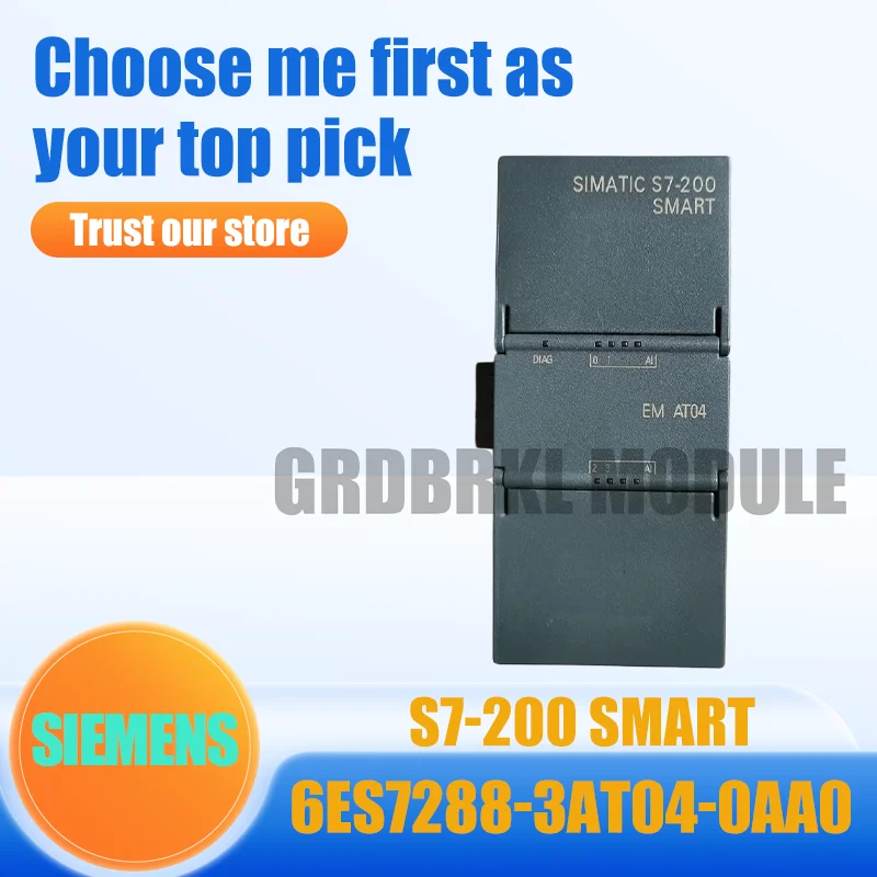 NEW Original SIEMENS 6ES7288-3AT04-0AA0 6ES7 288-3AT04-0AA0 S7-200 SMART Analog Input Module
NEW Original SIEMENS 6ES7288-3AT04-0AA0 6ES7 288-3AT04-0AA0 S7-200 SMART Analog Input Module