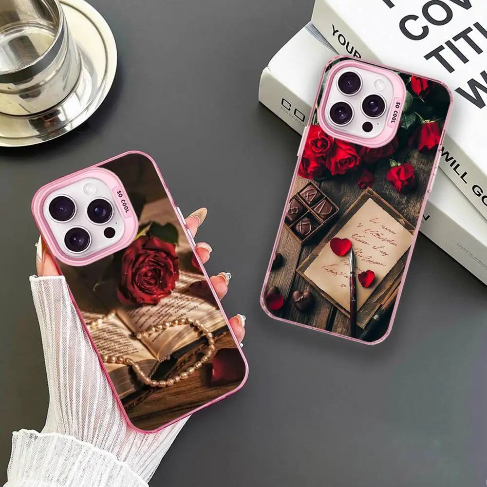 Beautiful Red Rose And Letter Phone Case For iPhone 16,15,14,13,12,11,Mini,Pro,MAX Pink Matte Shockproof Cover 
Beautiful Red Rose And Letter Phone Case For iPhone 16,15,14,13,12,11,Mini,Pro,MAX Pink Matte Shockproof Cover