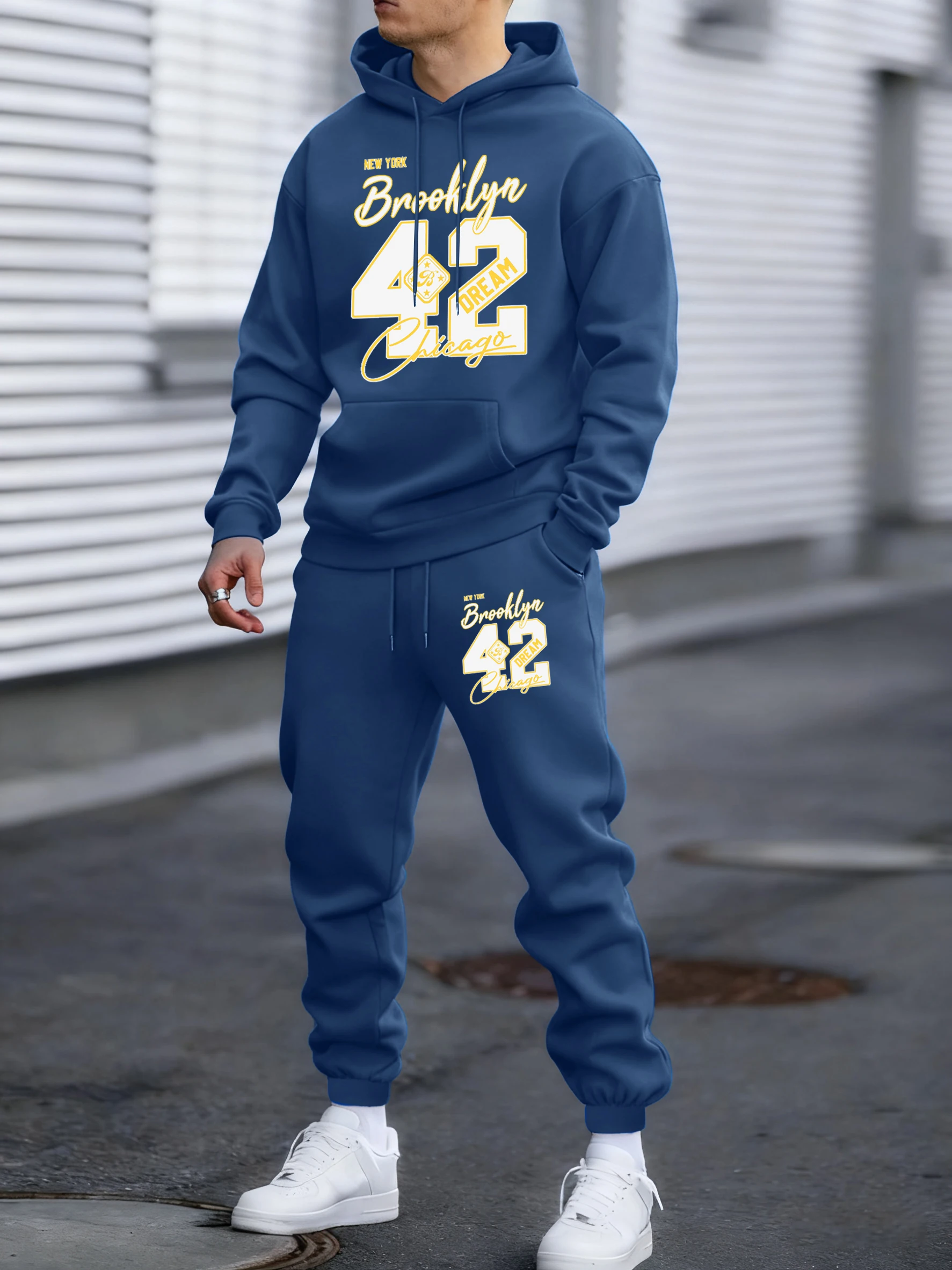 New York Number 42 3D Printing Winter Fleece Men Hoodies Sportpants Set Soft Daily Sweatpants Warm Comfy Tracksuit Sets
New York Number 42 3D Printing Winter Fleece Men Hoodies Sportpants Set Soft Daily Sweatpants Warm Comfy Tracksuit Sets