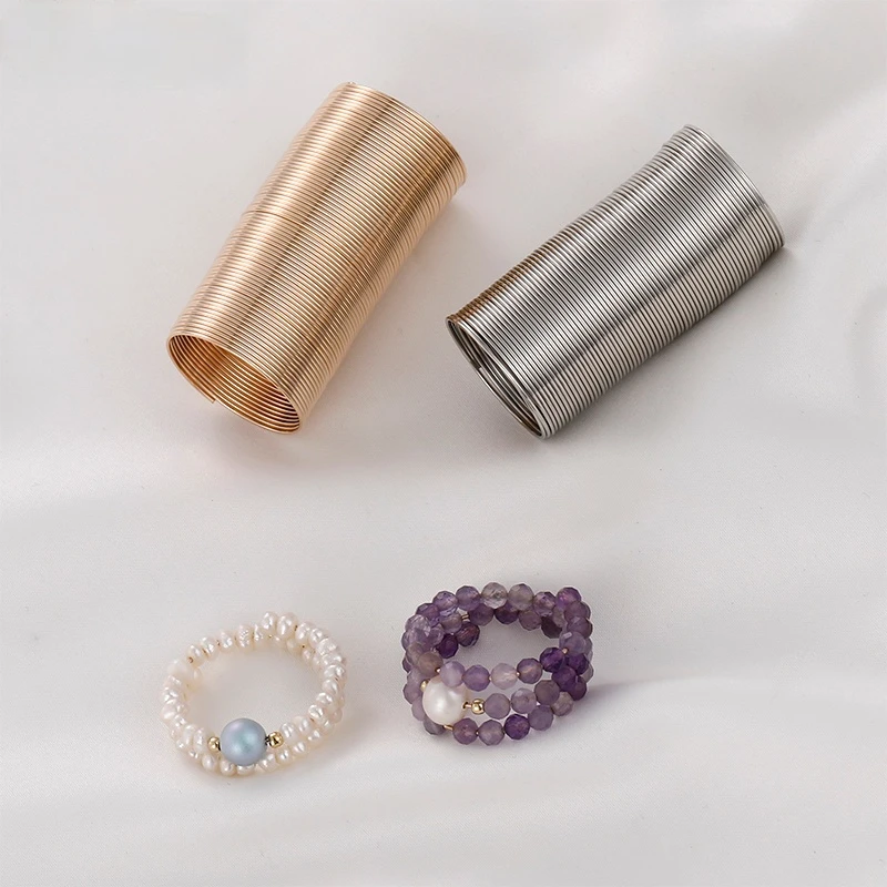 Color retention ring ring memory steel wire steel wire bracelet diy handmade beaded ring ring jewelry material accessories
Color retention ring ring memory steel wire steel wire bracelet diy handmade beaded ring ring jewelry material accessories