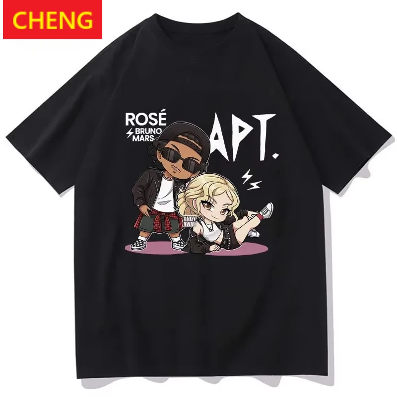 ROSE Bruno Mars APT Women's Harajuku T-Shirt Fashion Casual Printed Unisex Aesthetic Retro Short Sleeve Women's Tops
ROSE Bruno Mars APT Women's Harajuku T-Shirt Fashion Casual Printed Unisex Aesthetic Retro Short Sleeve Women's Tops
