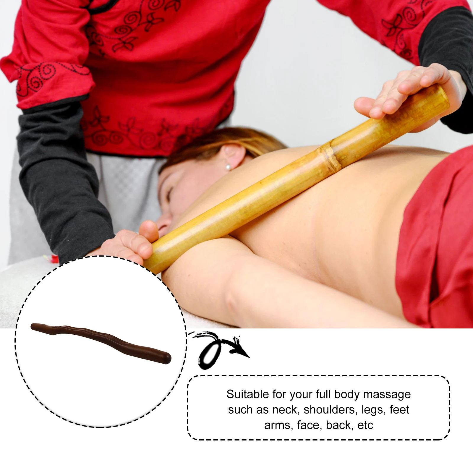 1pc Tendon Stick Massaging Tool Body Foot Face Neck Shoulder Back Massage Rod Ergonomic Home Salon Use Durable Comfortable
1pc Tendon Stick Massaging Tool Body Foot Face Neck Shoulder Back Massage Rod Ergonomic Home Salon Use Durable Comfortable