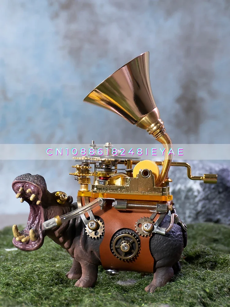 Mechanical Party Hippo Musician Metal Model Ornament Tide Play Building Block Table To Give Friends Birthday Gifts
Mechanical Party Hippo Musician Metal Model Ornament Tide Play Building Block Table To Give Friends Birthday Gifts