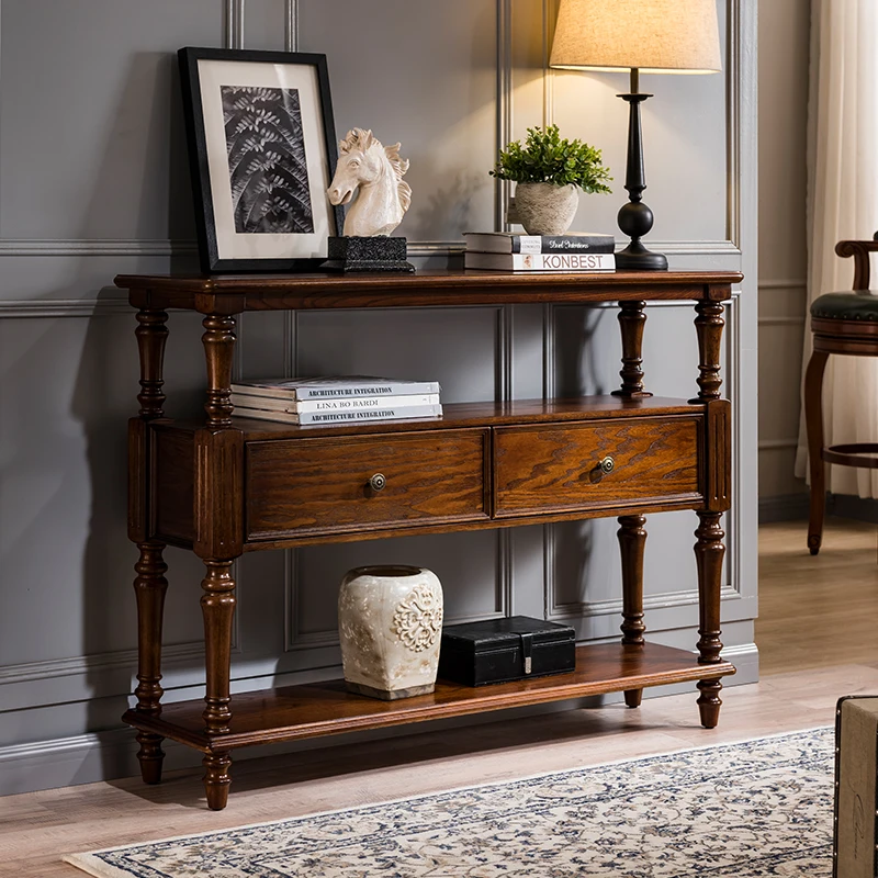 All solid wood porch cabinet, sofa backrest counter, simple light luxury, wall side cabinet, multi-functional partition locker
All solid wood porch cabinet, sofa backrest counter, simple light luxury, wall side cabinet, multi-functional partition locker