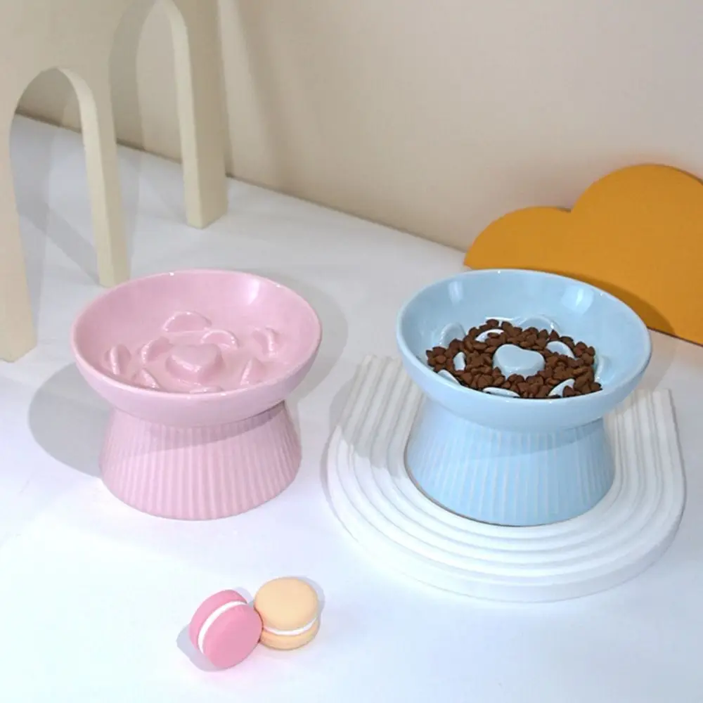 Ceramic Cat Slow Food Bowl Creative Cute Dog Feeding Basin Non-slip Large Capacity Pet Drinking Feeder Kitten Puppy
Ceramic Cat Slow Food Bowl Creative Cute Dog Feeding Basin Non-slip Large Capacity Pet Drinking Feeder Kitten Puppy