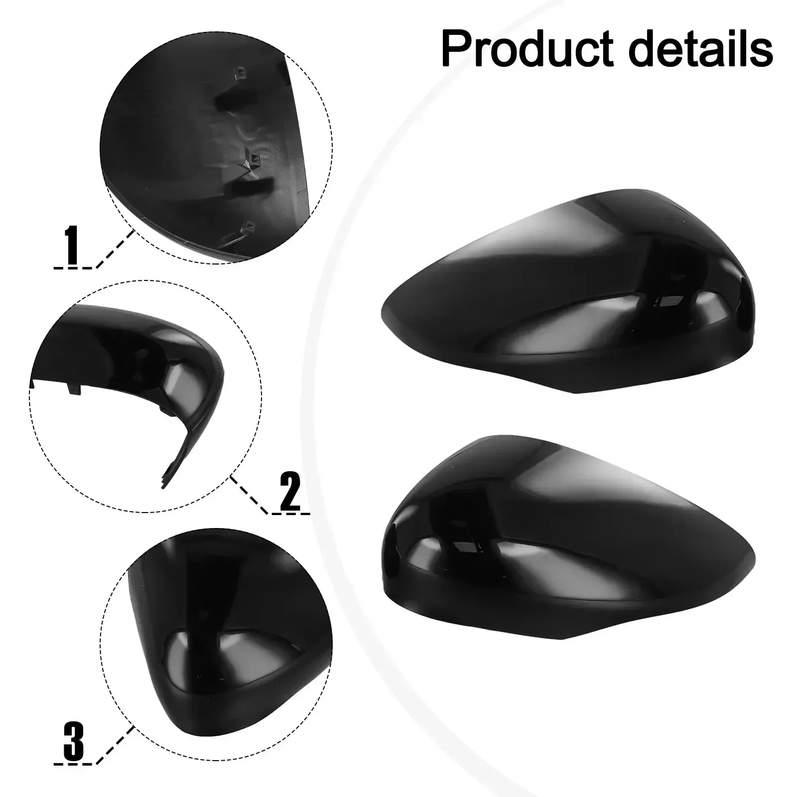 Brand New Mirror Cover Door Wing Mirror Cover Cap Front Glossy Black Mirror Cover For Ford Fiesta MK7 2008-2017
Brand New Mirror Cover Door Wing Mirror Cover Cap Front Glossy Black Mirror Cover For Ford Fiesta MK7 2008-2017