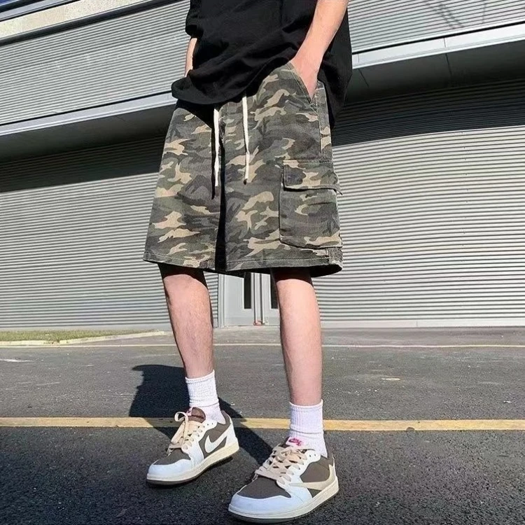 Trendy High Street Men's Shorts Summer Army Pattern Workwear Baggy Fit Cargo Pockets Knee-Length Easy to Style
Trendy High Street Men's Shorts Summer Army Pattern Workwear Baggy Fit Cargo Pockets Knee-Length Easy to Style